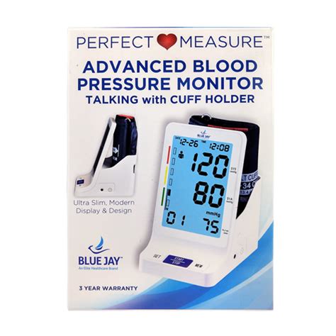Blue Jay Perfect Measure Big Digit Talking Deluxe Blood Pressure