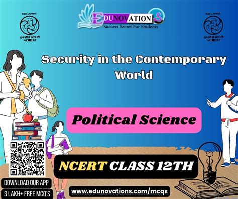 Ncert Class 12 Political Science Mcq Security In The Contemporary
