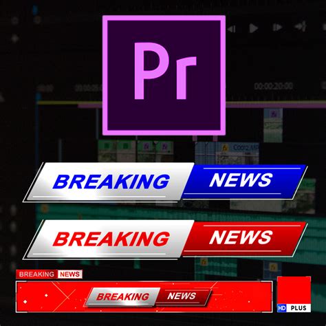 Adobe Premiere Template For Breaking News And Headlines News Lower