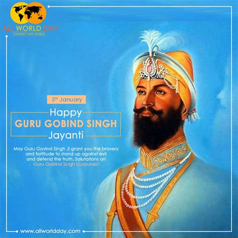Guru Gobind Singh Jayanti Date History Quotes Theme