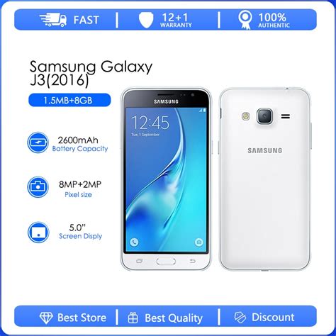 Samsung Galaxy J3 2016 J320f Refurbished Original Cell Phone J320g Ouad