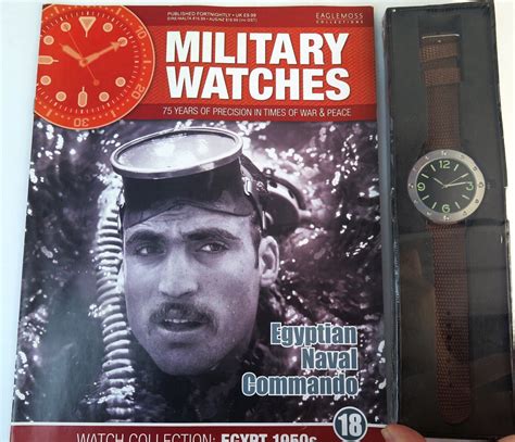 Military Watches Magazine Vol 18 Egypt 1950s Naval Commando By