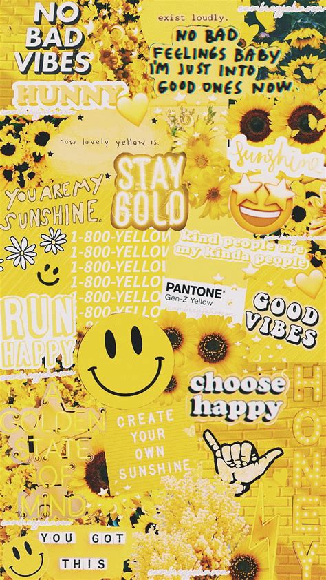 Cute Pastel Yellow Aesthetic Happy Aesthetic Hd Phone Wallpaper Peakpx