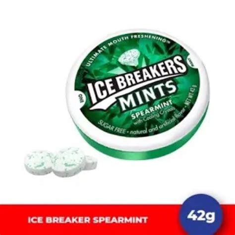 Ice Breakers Spearmint Sugar Free Mints G Shopee Philippines