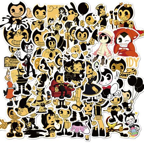 Mua Bendy And The Ink Machine Stickers For Laptop And Computer50 Pcs