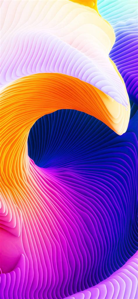 Abstract Colorful Portrait Display 3d Abstract 1290x2796 Wallpaper