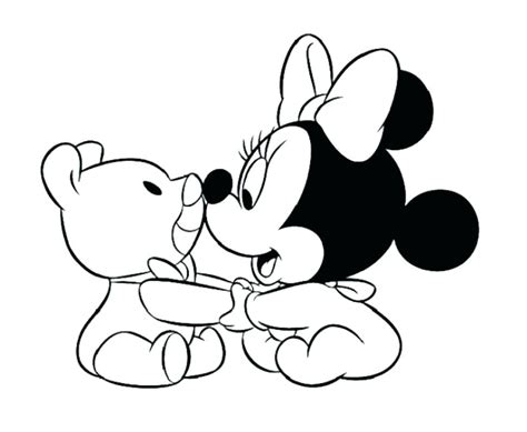 baby mickey mouse  friends coloring pages  getcoloringscom  printable colorings