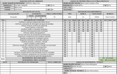 Planilha De Manutencao Preventiva Em Excel Planilhas Prontas Images