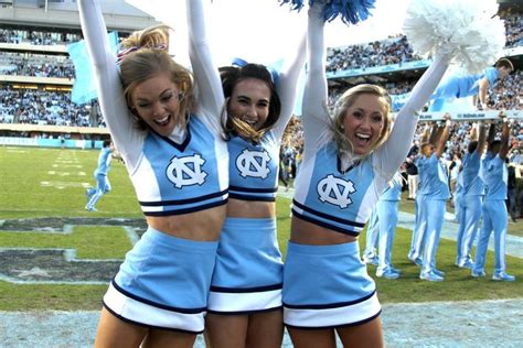 pin by fan of redheads on photo tribute to unc cheerleaders unc fans only athletic women
