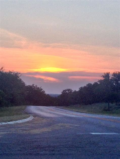 Beautiful Texas Hill Country Sunsets Perfect Setting For A Romantic