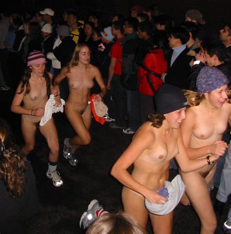 Naked College Streakers Porn Pic
