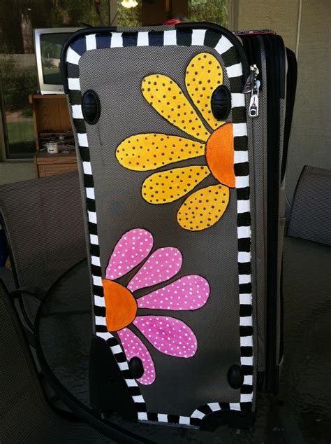 Funky Diva Summer Travel Altered Suitcases