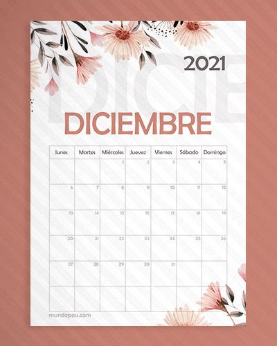 Calendario Diciembre 2021 Pdf Calendario Mar 2021
