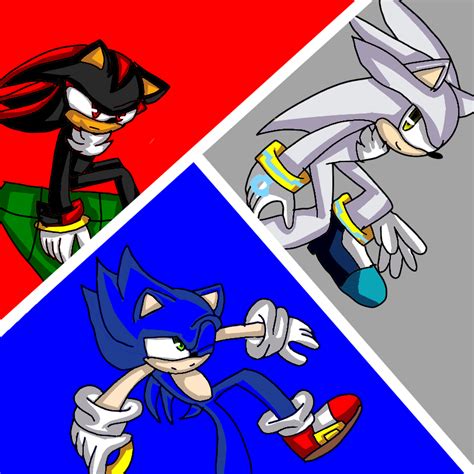 Sonic Shadow And Silver Andreathecat