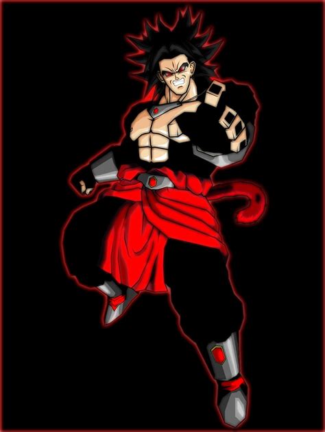 Emo Gothic Punk Ssj4 Broly By Poorplayer102 On Deviantart