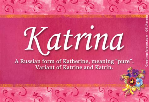 Katrina Name Meaning Katrina Name Origin Name Katrina Meaning Of