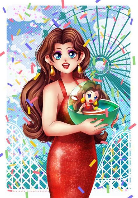 Nintendo Princess Party Characters Princesa Peach Super Mario Art