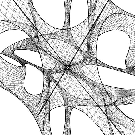 3d Geometric Organic Wireframe Shape Digital Art By Nenad Cerovic Pixels