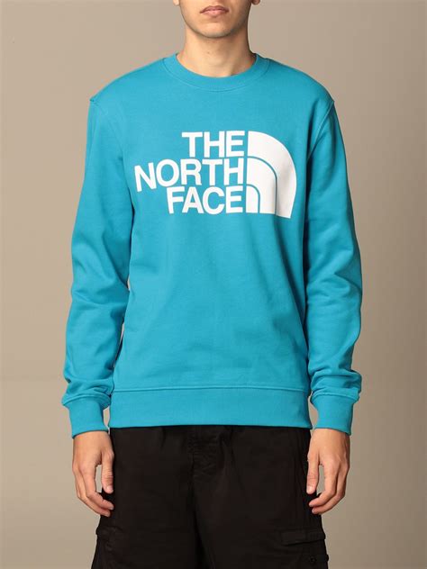 The North Face Sweatshirt Men Turquoise Sweatshirt The North Face