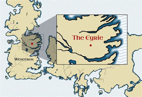 All Game Of Thrones Main Places Mapped And Explained The Eyrie