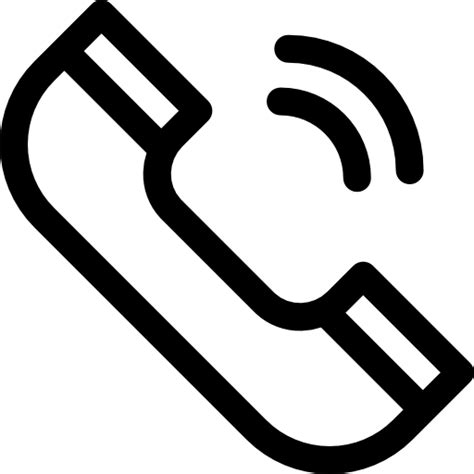 Phone Call Basic Rounded Lineal Icon