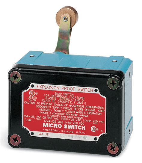 Honeywell Micro Switch 1nc1no 15a 600v Explosion Proof Limit