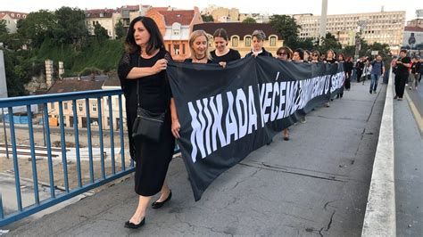 Serbian Activists Commemorate Srebrenica Anniversary In Belgrade