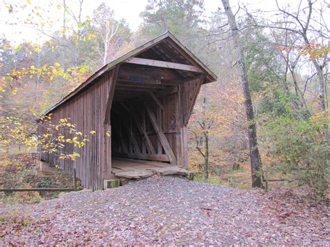 The Bunker Hill Covered Bridge Is One Of Two Covered Bridges Left In