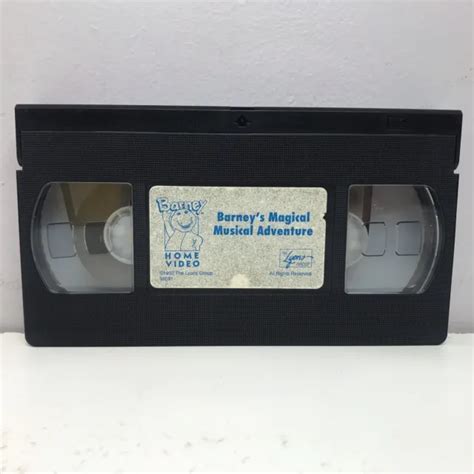 BARNEY MAGICAL MUSICAL Adventure VHS Home Video Tape Only Sing Along
