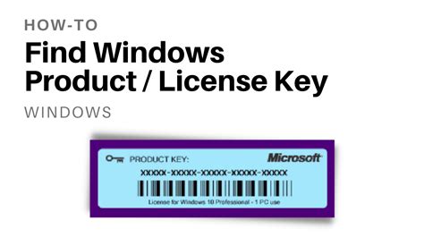 Find Your Windows License Key Using Command Prompt Or From Registry