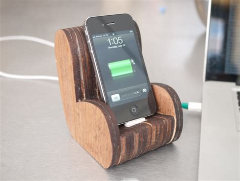 Wooden Comfy Chair Iphone Dock 6 Steps With Pictures Instructables