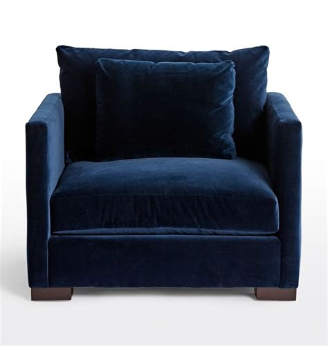 When you buy a aisha velvet upholstered dining chair online from allmodern, we make it as easy as possible for you to find out when your product will be delivered. Wrenton Chair-and-a-Half | Dining chair slipcovers, Blue ...