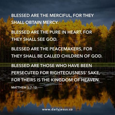 Matthew 5710 Blessed Are The Merciful For They Shall Obtain Mercy