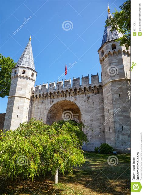 Topkapi Palace Gate Of Salutation Istanbul Stock Photo Image Of