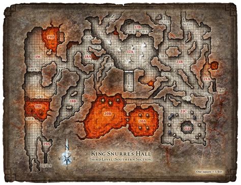 Dandd Magazine Adventures Dungeon 200 Hall Of The Fire Giant King Map 3 Digital Dm And Player
