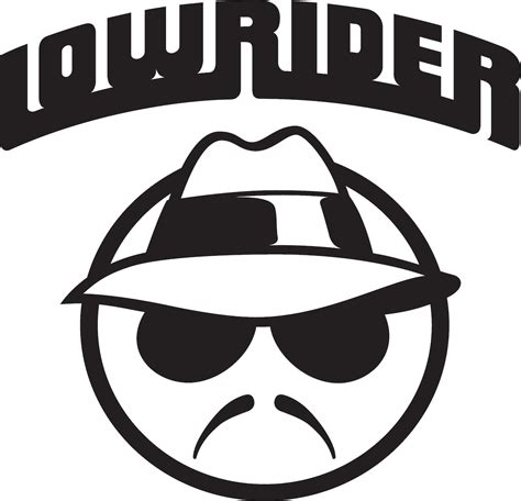 Low Rider Lowrider Emblem Logo Svg Archivos De Corte Para El Etsy