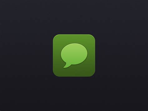 Ios Messages App Icon Replacement By Brandon Jacoby On Dribbble