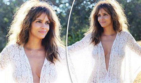 Halle Berry 50 Sends Fans Wild As She Wears Nothing But Sheer Lace In