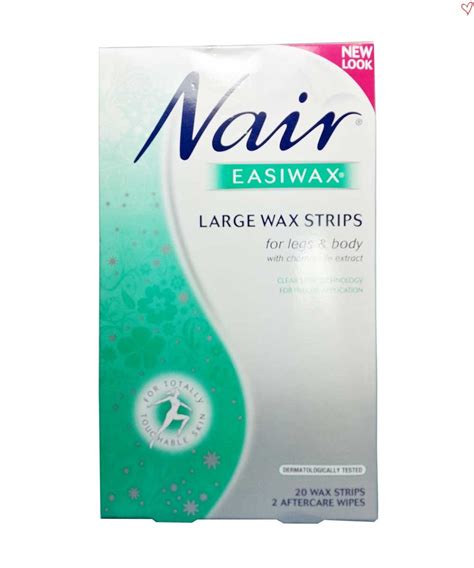 Nair Easiwax Strips Large 20 Pack Chemist Discounter