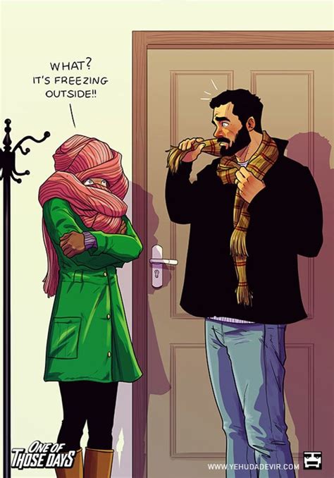 Artstation One Of Those Days Yehuda Devir In Couples Comics Funny Illustration