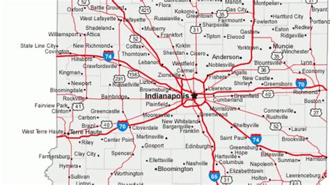 Map Of Indiana Cities0 Orangebean Indiana