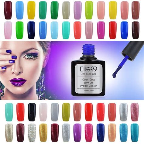 elite99 3 in 1 uv led one step nail polish gel manicure varnish 10ml gel manicure gel polish