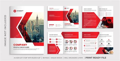 Premium Vector Company Profile Brochure Template Multipage Brochure