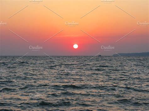 Sea Ocean Sunset Horizon Sky Photo Ocean Sunset Sea And Ocean Sky