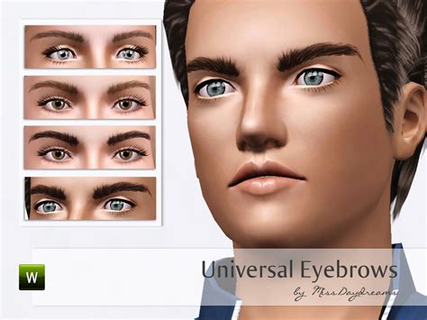 The Sims Resource Universal Eyebrows