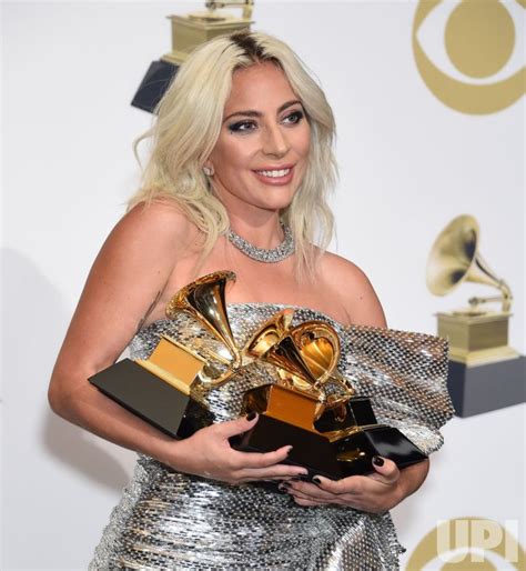 Photo Lady Gaga Wins Awards At The 61st Grammy Awards In Los Angeles