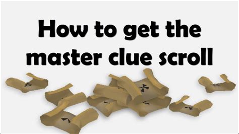 Osrs How To Get A Master Clue Scroll 2016 Hd Youtube