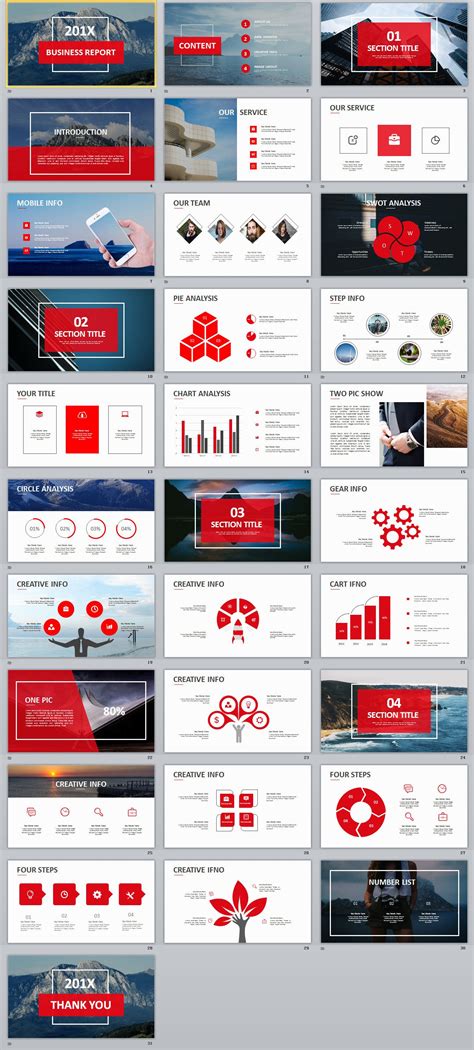 31 Best Red Business Design Powerpoint Templates On Behance Design