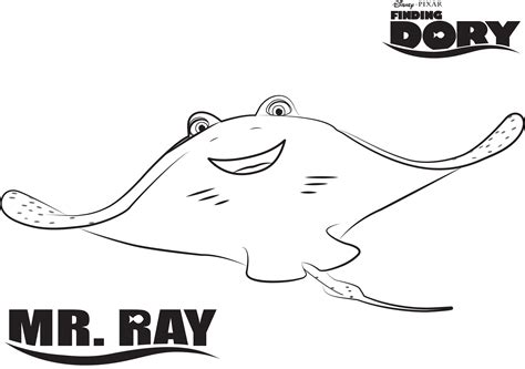Finding nemo is one of the highest grossing animated films of all time. Procurando Nermo - Mr. Ray - Desenhos para Colorir