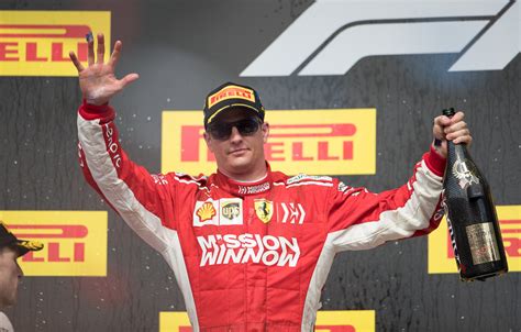 Kimi Raikkonen Wins Us Grand Prix Lewis Hamilton Just Misses World